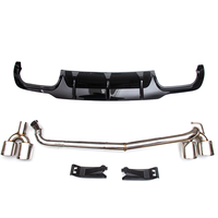 Diffuseur arrière ABS pour Mercedes-Benz Classe C W204, amélioré au style C63