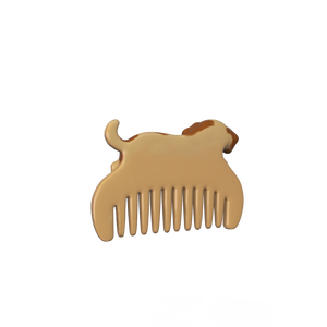 Cepillo de cerámica al por mayor para el cuidado de mascotas con diseño de cachorro para perros y gatos, masajeador, desenredante, control de la caída del pelo, peine para la circulación sanguínea - Product Image 4