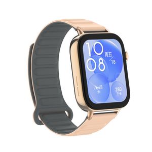 2024 Vente chaude De Luxe Magnétique Bracelet En Silicone Bracelet Montre Bracelet Bracelets De Montre forHuawei Fit3 Sport Montres Intelligentes - Product Image 6