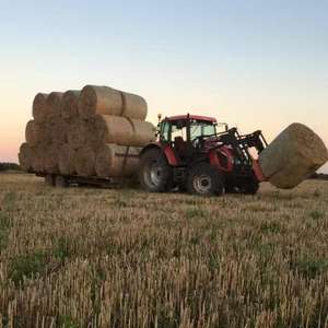 מכבש חציר עגול 44 אינץ' 3280 רגל בעל חוזק גבוה עם רשת עטיפה מפלסטיק פוליאתילן, רשת עטיפה לפלטות, רשת עטיפה חקלאית לחציר - Product Image 5
