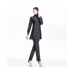 Bas prix nouveau Design tenue décontracté robe musulmane 2024 conception personnalisée 2 pièces islamique Halal imperméable maternité maillots de bain pour hommes - Product Image 4