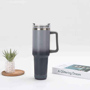 40oz Gradient Stainless Steel Leak-Proof <b>Large</b> Capacity Bluetooth Speaker Car <b>Cup</b> - Product Image 2