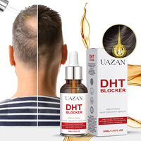 Sérum Capillaire Bloqueur de DHT à Base de Plantes Naturelles OEM, Huile Sérique Bloqueur de DHT Bio, Réparateur à la Biotine, Anti-Chute et Favorisant la Croissance des Cheveux