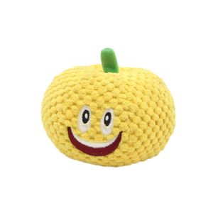Échantillon Gratuit d'Usine, Écologique, Fruits et Légumes Réalistes de Luxe, Jouets à Mâcher pour Chiens en Peluche Pomme, Poire, Ananas, Citrouille - Product Image 4