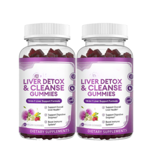 Gummies Détox Naturelles pour le Foie – Complément Alimentaire Végétal en Bonbons Gélifiés pour le Soutien Quotidien, la Gestion de l'Énergie et l'Usage Général, y compris pour les Femmes Enceintes - Product Image 1