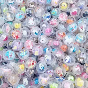Juguetes de cápsula de plástico, bola sorpresa de 32mm con figuras de dibujos animados en el interior, venta al por mayor