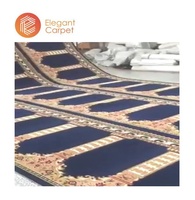 Tapis de prière musulman mural, rouleau de tapis de prière pour mosquée, karpet masjid