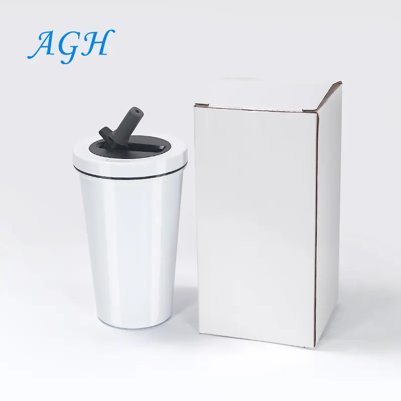 wholesale Eco-friendly Double Walled Stainless Steel Travel Coffee Mug Vacuum Insulated Reusable sublimation Coffee Tumbler Cup