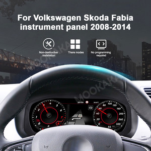 MOOKAKA 12.3 pollici Linux System per VW Skoda <span class=keywords><strong>Fabia</strong></span> <span class=keywords><strong>2008</strong></span> - 2014 LCD per auto pannello digitale tachimetro quadro strumenti per auto - Product Image 2