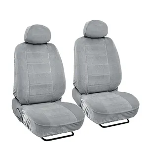 Auto Accessories Velvet Car Seat Covers Wear Resistant Velvet Velour And 3Mm Sponge Beautifully Full Car Seat Covers