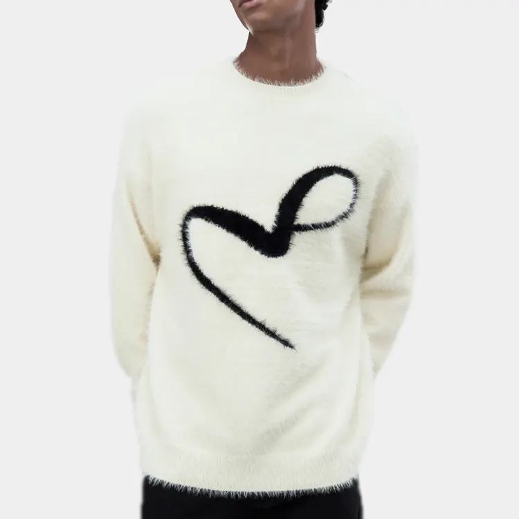 Мужские мохеровые свитера с логотипом