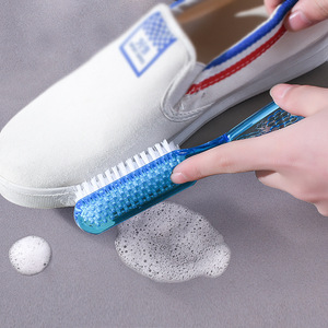 Cepillo de plástico para zapatos con cerdas de nailon rígidas para limpiar y lavar zapatos, color aleatorio - Product Image 2