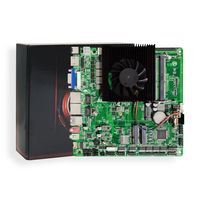 Penjualan Panas 32 GB 8 Slot USB Motherboard Mini-ITX Tipis Whiskey Lake/Comet Lake-U CPU 6 COM Dual LAN