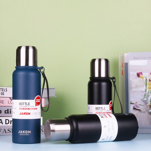 <span class=keywords><strong>500ml</strong></span> đôi tường chai nước bằng thép không gỉ nhiệt chai cách nhiệt chân không <span class=keywords><strong>Flask</strong></span> với hai nắp di động - Product Image 1