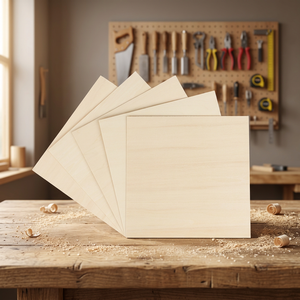 Paquete de 5 Láminas de Madera de Tilo de 1.5mm de Grosor para Grabado y Corte CNC con Snapmaker 2.0/Artisan/Ray-Laser, Producto para Manualidades - Product Image 3