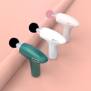 Portable Massage Gun Mini Electric High Frequency Muscle Relaxation Massager With 4 Heads USB Rechargeable 12 Speed Levels - Product Image 2