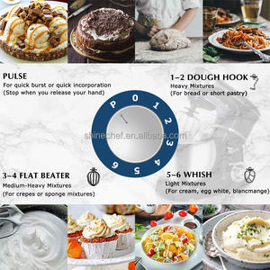 Potente Electrodoméstico de Cocina de 1500W, Batidora Multifunción con Tazón de Mezcla de 8.5L - Product Image 3