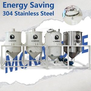 Machine de raffinage automatique d'huile de tournesol et de sésame en acier inoxydable 304, capacité de 3 TPD - Product Image 1