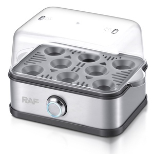 หม้อต้ม RAF 300W สำหรับไข่ได้สูงสุด 8 ฟอง พร้อมปุ่มควบคุมเดียว ใช้งานง่าย และระบบป้องกันความร้อนเกินสำหรับการทำอาหารสองเท่า - Product Image 3