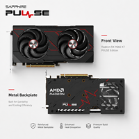 Sapphire Radeon RX 9060 XT 8GB 16GB GDDR6 New Pulse Edition Gaming Dual Fan PCI Express 4.0 Desktop GPU PC for