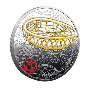 Koin Peringatan Piala Dunia Qatar 2022 Stadion Lusail, Suvenir Acara Sepak Bola, Kerajinan Logam, Koleksi Penggemar, Hadiah Dekorasi - Product Image 2