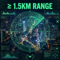 Détecteur de signal radio portable avec alerte par bracelet pour la surveillance des talkies-walkies et la coordination d'équipe sur les sites