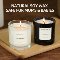 Bougies parfumées en cire de soja en gros, sans fumée, pour aromathérapie, longue durée, parfum d'ambiance pour chambre et salle de bain, idée cadeau