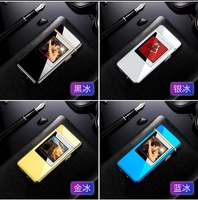 Briquet électrique minimaliste en alliage de zinc Lovisle Tech avec écran LCD numérique USB pour cigarettes et cigares - Cadeau pour homme