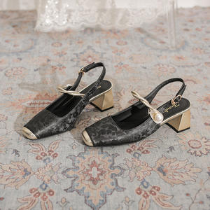 Zapatos Deportivos con Tacón Grueso para Mujer, Zapatos de Tacón Bajo Cómodos, Zapatos Casuales para Caminar, Sandalias de Satén para Verano - Product Image 3