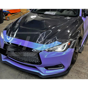 ฝากระโปรงคาร์บอนไฟเบอร์ลายรังผึ้ง GTS Style Q60 สำหรับ Infiniti Q60 ปี 2016-2022 - Product Image 5