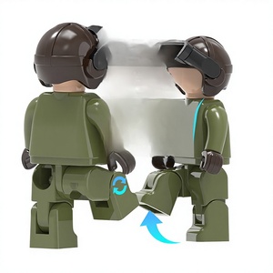 Figuras Personalizadas, Pedido Mínimo <span class=keywords><strong>de</strong></span> 5000 Unidades, Minifiguras <span class=keywords><strong>de</strong></span> Plástico ABS Compatibles, Bloques <span class=keywords><strong>de</strong></span> Construcción <span class=keywords><strong>de</strong></span> Partículas Pequeñas, Articulaciones Móviles - Product Image 1