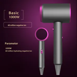 Amazon Hot Seller 1500W Professional Hair Dryer Household Hand Blow Dryer Negative Ion Hair Dryer