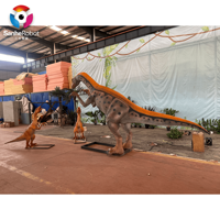 Modèles animatroniques imperméables de Therizinosaurus et de bébés Therizinosaurus de Jurassic Park à vendre en usine