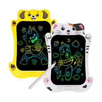 Nouveau 8.5 pouces jaune tigre forme dessin animé Style tablettes électroniques tableau graphique bloc-notes drôle pour apprendre les cadeaux d'anniversaire