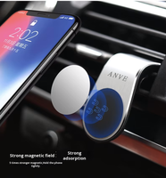 Support de téléphone de voiture en forme de L à aimant puissant pour iPhone 17 Support GPS en métal Support mobile sécurisé Accès pratique à votre téléphone en déplacement