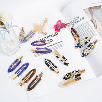 Nouvelles Épingles à Cheveux Tendance, Barrettes, Bandeaux et Accessoires en Acétate – Pinces à Cheveux Mignonnes pour Femmes et Filles