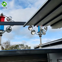 Système de toit rétractable motorisé en aluminium pour pergola, abri de terrasse extérieur, idéal pour les projets sur site aux Philippines
