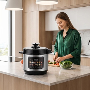 Autocuiseur Électrique <span class=keywords><strong>5</strong></span> <span class=keywords><strong>Litres</strong></span> Personnalisable 900W Tension Universelle 110V 220V Multifonctionnel pour Soupe, Ragoût et Riz avec CE CB - Product Image 6