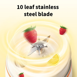 Toptan Mini Taşınabilir Elektrikli Meyve Sıkacağı Bardak Çok Fonksiyonlu Limon Sebze Meyve Çalkalayıcı Şişe - Product Image 3