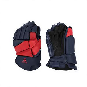 Gants de hockey sur glace en cuir de haute qualité, fabrication professionnelle, légers, antidérapants, doigts entièrement couverts, service OEM - Product Image 1