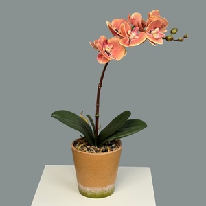 Orquídea Mariposa Artificial Multicabeza con Efecto Cascada 3D, Accesorio de Decoración para el Hogar, Flor Artificial para Boda - Product Image 1