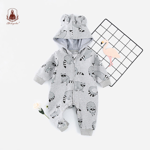 Commercio all'ingrosso Nuovo Arrivo Del Bambino Vestito Abbigliamento <span class=keywords><strong>Neonato</strong></span> Manica Lunga Modello Vestiti Del Bambino Con Cappuccio Pagliaccetto - Product Image 3