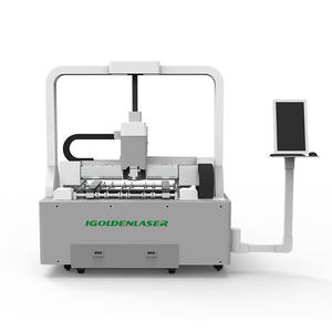 Cortadora del laser de la fibra del CNC del tamaño pequeño 6060 de la alta precisión para la hoja de plata del oro - Product Image 4