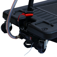 Osate Bac de vidange d'huile robuste de 17 gallons à profil bas avec pompe 12V - Bac de vidange de liquides portable pour réparation automobile
