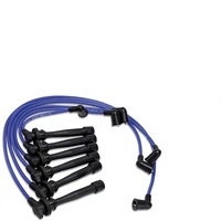 Juego de 6 Cables de Encendido 671-6220 3878 RC-XX91, Bujías de Iridio Compatibles con Tiburon, Santa Fe, Sonata, Magentis