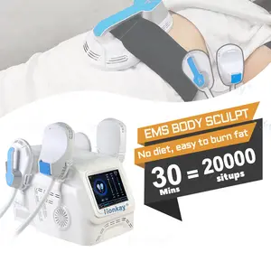 Revendedor precisa de máquina eletrônica de emagrecimento corporal ems eletrônica com 4 alças, estimulador muscular, escultura corporal, máquina de perda de gordura, ideal para uso nos EUA