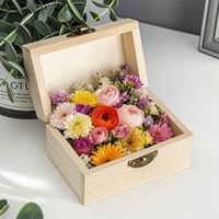 Boîte de rangement en bois naturel personnalisée, organiseur de bureau, boîte à bijoux, boîte cadeau DIY