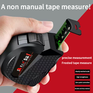 Độ chính xác cao Tự động khóa huỳnh quang quy mô thép Băng biện pháp ABS trường hợp TPR cao su có thể thu vào số liệu có thể đọc được tối ánh sáng thấp - Product Image 2