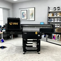 Mesin Printer UV Flatbed OSNUO-7590 dengan Efek Embos, Printer Inkjet Digital Kecepatan Tinggi Tren Terbaru