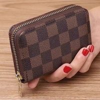 Dompet Kartu Wanita Tipis Elegan Premium Anti-RFID Kapasitas Besar All-in-One Anti-Degaussing Fashion